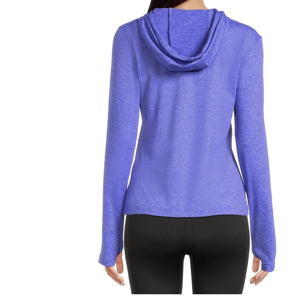 Avia Women's Performance Tee with Hood and Long Sleeves XS - Picture 2 of 12